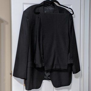 FELLINI UOMO Men's Black Three Button Suits